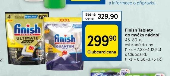Finish Tablety do myčky nádobí