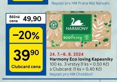 Harmony Eco loving Kapesníky