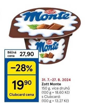 Dezert Monte Zott