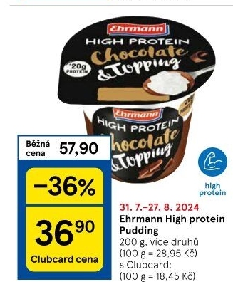 Dezert pudink High protein Ehrmann
