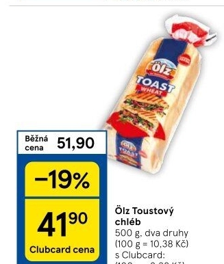 Toustový chléb Ölz