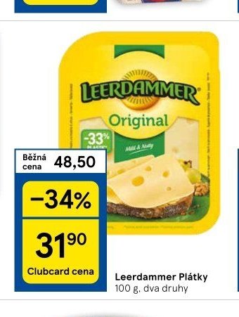 Leerdammer Plátky