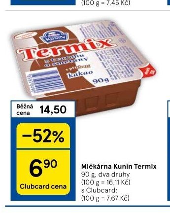 Mlékárna Kunín Termix