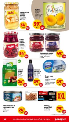 akční leták Penny Market 1.8.2024-7.8.2024