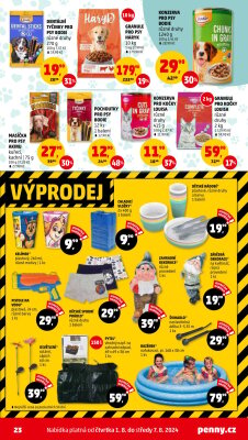 akční leták Penny Market 1.8.2024-7.8.2024