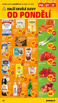 akční leták Penny Market 1.8.2024-7.8.2024