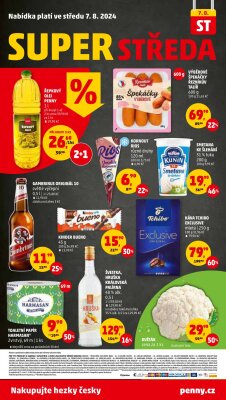 akční leták Penny Market 1.8.2024-7.8.2024