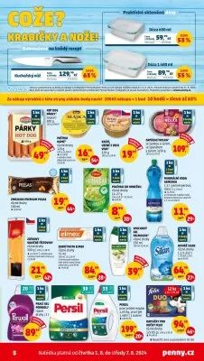 akční leták Penny Market 1.8.2024-7.8.2024