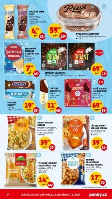 akční leták Penny Market 1.8.2024-7.8.2024