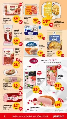 akční leták Penny Market 1.8.2024-7.8.2024