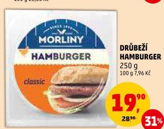 Drůbeží hamburger Morliny