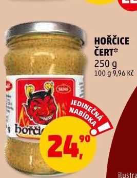 Hořčice Čert Senf