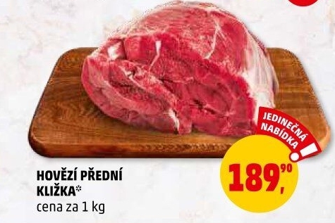 Hovězí přední bez kosti - kližka