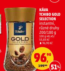 Instantní káva Tchibo Gold Selection
