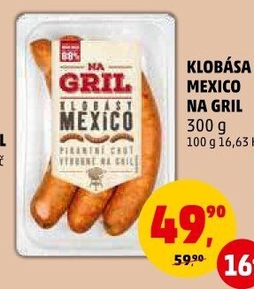 Klobása Mexico Na gril Penny