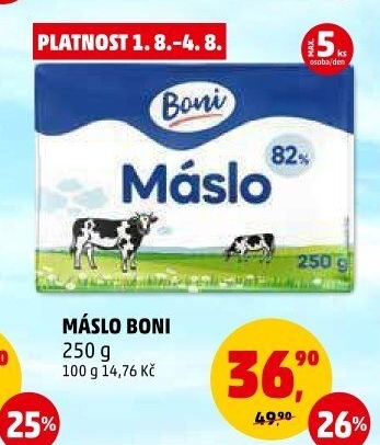 Máslo Boni