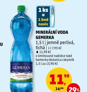 Minerální voda Gemerka
