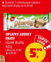 Oplatky Jizerky Enjoy