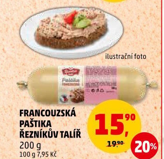 Paštika francouzská Řezníkův talíř