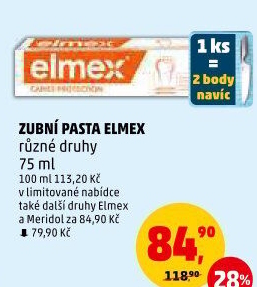 Pasty na zuby Elmex