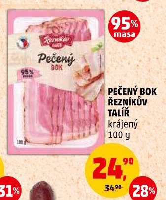 Pečený bok Řezníkův talíř