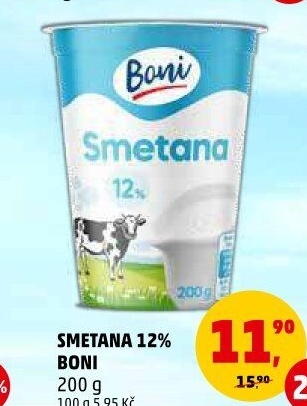 Smetana 12% Boni