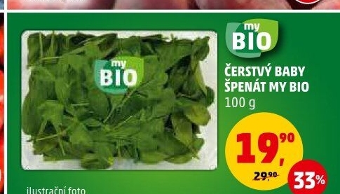 Špenát baby My BIO