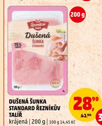 Šunka dušená standard Řezníkův talíř