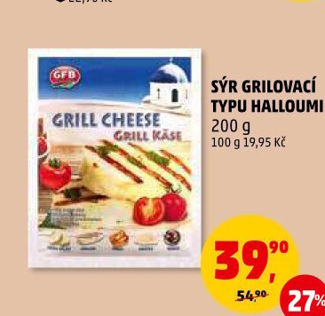 Sýr Halloumi na gril GFB