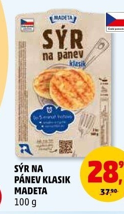 Sýr na pánev Madeta