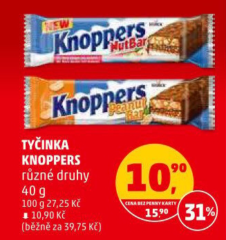 Tyčinka Knoppers NutBar Storck