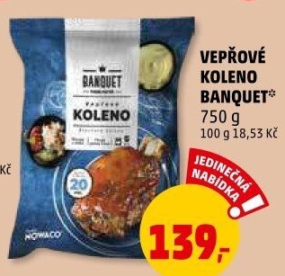 Vepřové koleno s kostí Sous vide Banquet