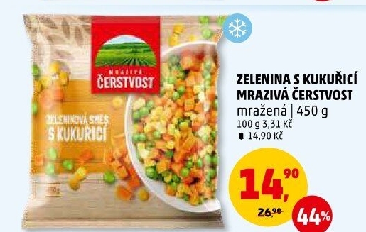Zeleninová směs s kukuřicí mražená Mrazivá Čerstvost