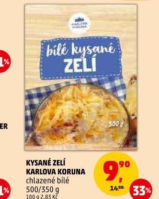 Zelí bílé kysané Karlova Koruna