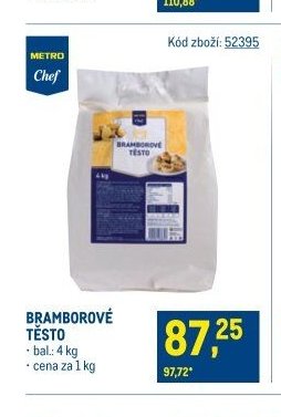 BRAMBOROVÉ TĚSTO