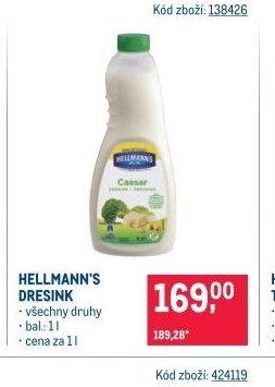 HELLMANN'S DRESINK