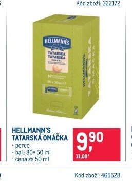 HELLMANN'S TATARSKÁ OMÁČKA