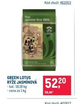 GREEN LOTUS RÝŽE JASMÍNOVÁ