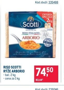 RISO SCOTTI RÝŽE ARBORIO