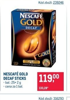 NESCAFÉ GOLD DECAF STICKS