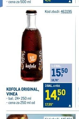 KOFOLA ORIGINAL, VINEA