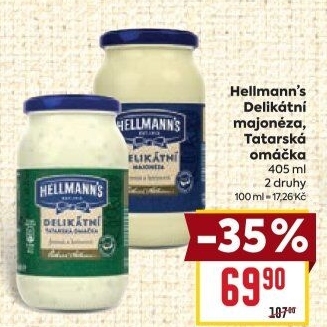 Majonéza delikátní Hellmann'