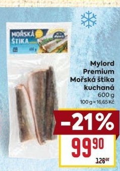 Štika mořská kuchaná mražená Premium Mylord