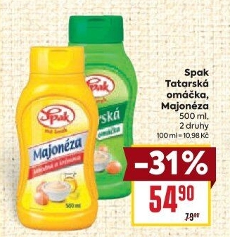 Tatarská omáčka Spak