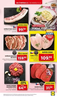akční leták Lidl 8.8.2024-11.8.2024