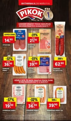 akční leták Lidl 8.8.2024-11.8.2024