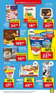 akční leták Lidl 8.8.2024-11.8.2024