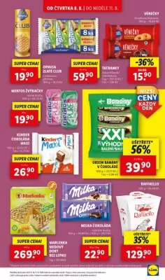 akční leták Lidl 8.8.2024-11.8.2024