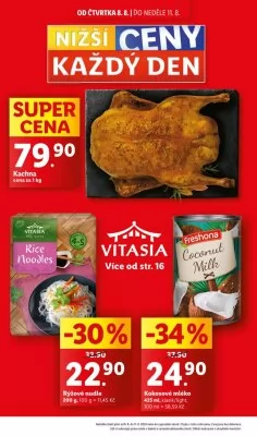 akční leták Lidl 8.8.2024-11.8.2024