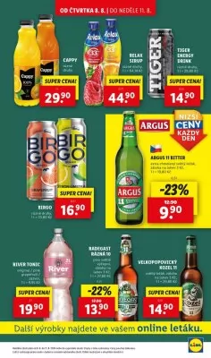 akční leták Lidl 8.8.2024-11.8.2024
